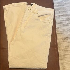 Ann Taylor Elegant Cream jeans